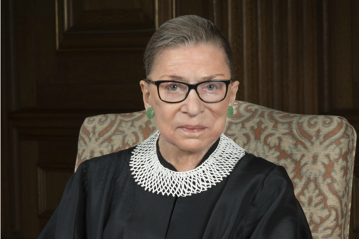 2016 portrait of Justice Ruth Bader Ginsburg