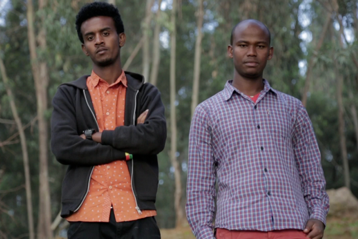 Two young Ethiopian men at the heart of the new film Passengers