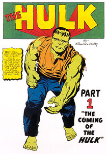 The Hulk comic book cover