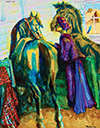 Photo of the painting "Asenath Flees"