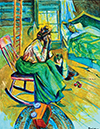 Photo of the painting Bilhah Nurses Dying Jacob
