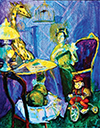 Photo of the painting "Eve Talks to the Animals"