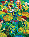 Photo of the painting "Miriam Rejoices"