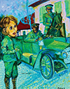 Photo of the painting Rahab Invites Two Spies
