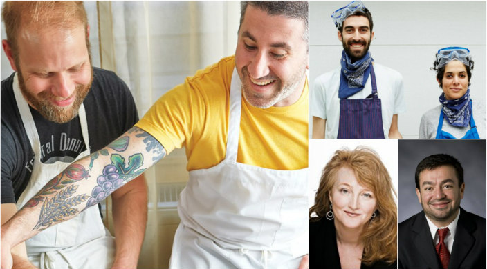 Collage of various URJ Biennial speakers highlighted in this article