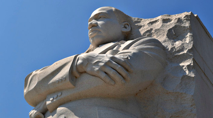 Stone MLK statue in Washington 