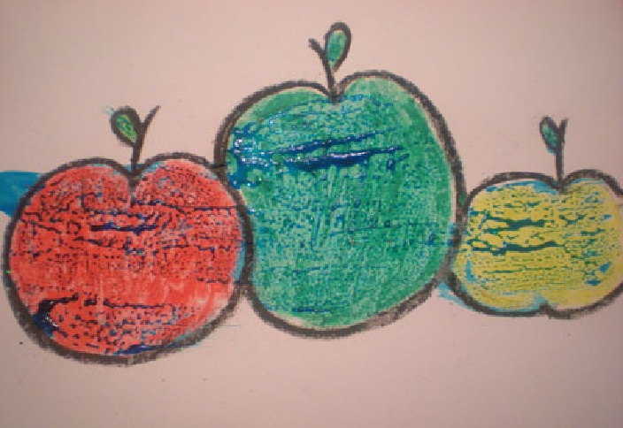 Colorful Rosh HaShanah Apples
