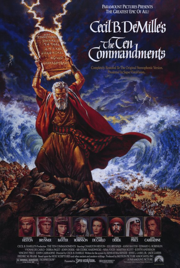 Cecil B DeMille's The Ten Commandments to watch during the Jewish Holiday of Passover