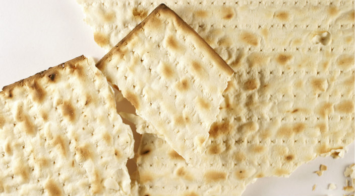 Matzah, including crumbs and broken pieces