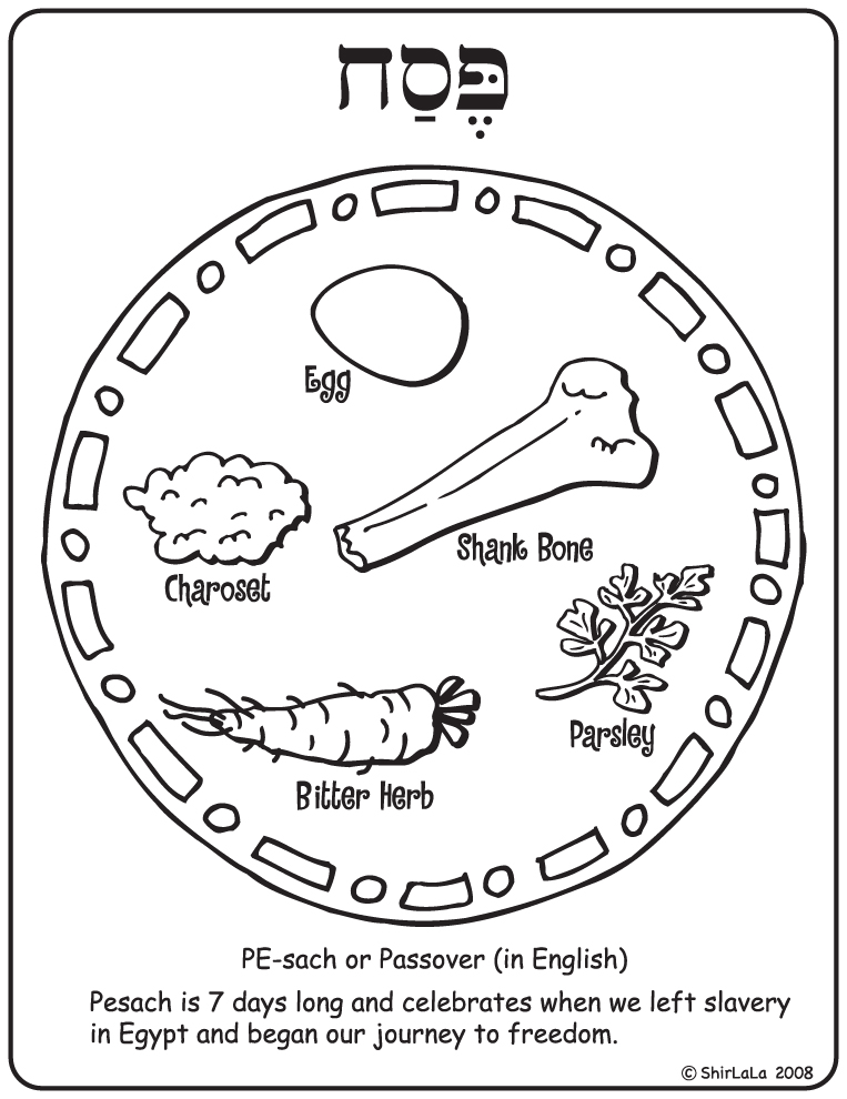 dish coloring page