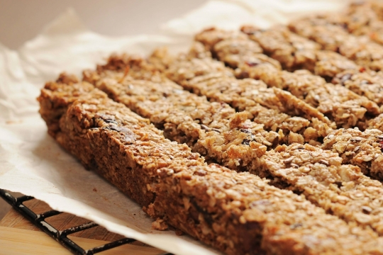 Platter of homemade date fig bars