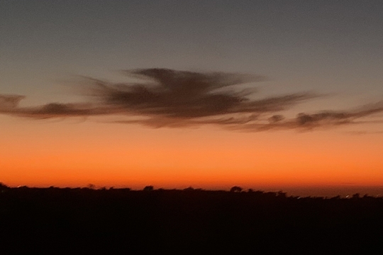 Sunset over Gaza