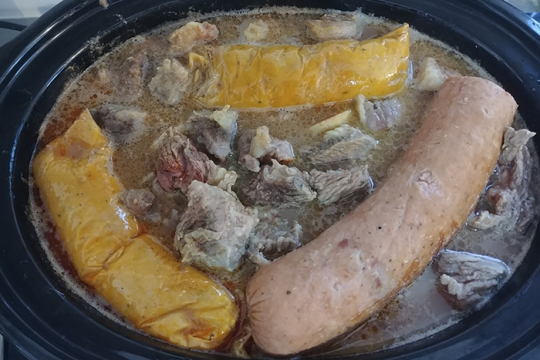 Photo of a crockpot stew called Basic Vegetarian Hamin