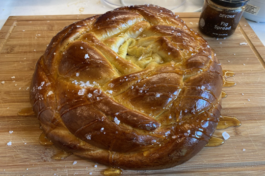 Photo of Challah made with a recipe from Camp Newman