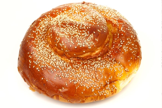 a round challah