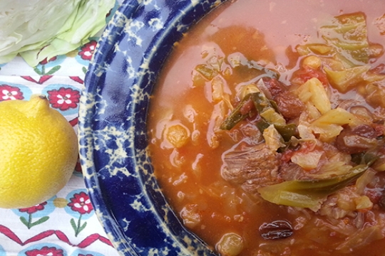 Photo: Deborah Rood Goldman Russian Cabbage Borscht