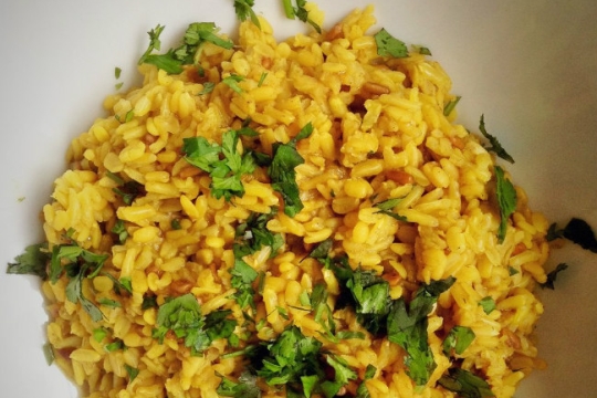 Curried Indian Mung Beans and Rice