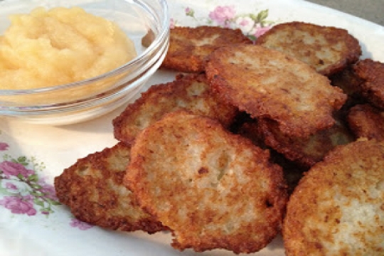 A latke for the Jewish holiday of Hanukkah Chanukkah Channukkah Channukah Hannukkah Hanukah Hannukah