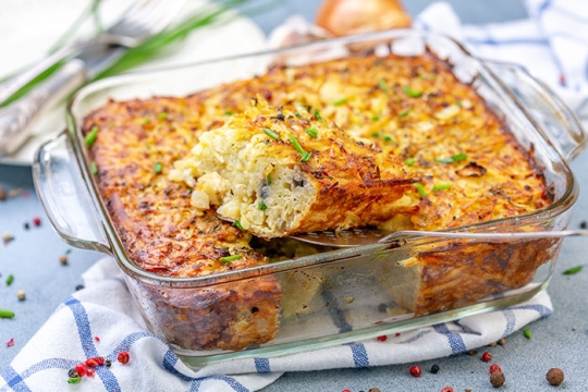 potato onion kugel