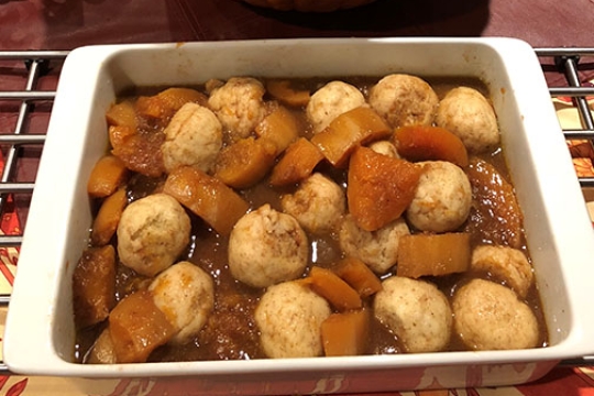 pumpkin with dumplings
