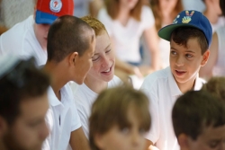 Young boys at Jewish Summer camp