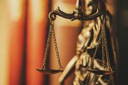 brass scales of justice
