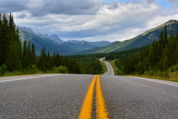 Photo of an empty highway