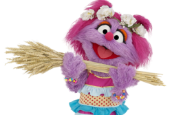 Celebrate Shavuot with Abigail and other characters from Sesame Street.