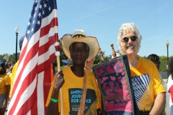 Marchers on the NAACP's Journey for Justice