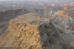 Arial view of Masada