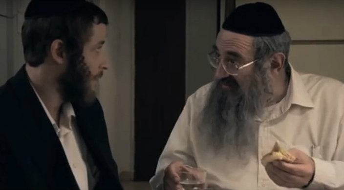 Scene from Shtisel, the Israeli television show